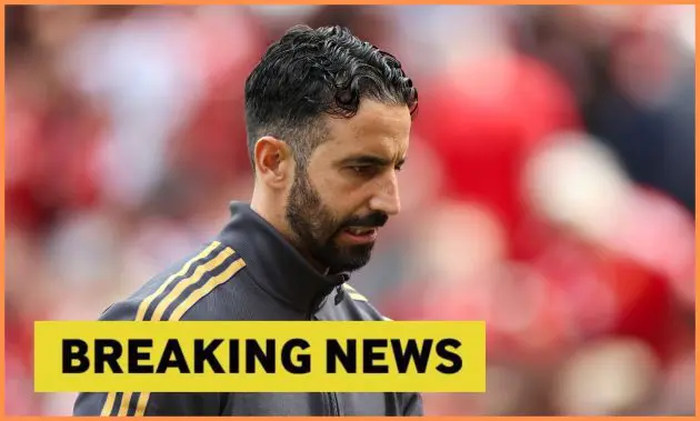 Man United manager Ruben Amorim