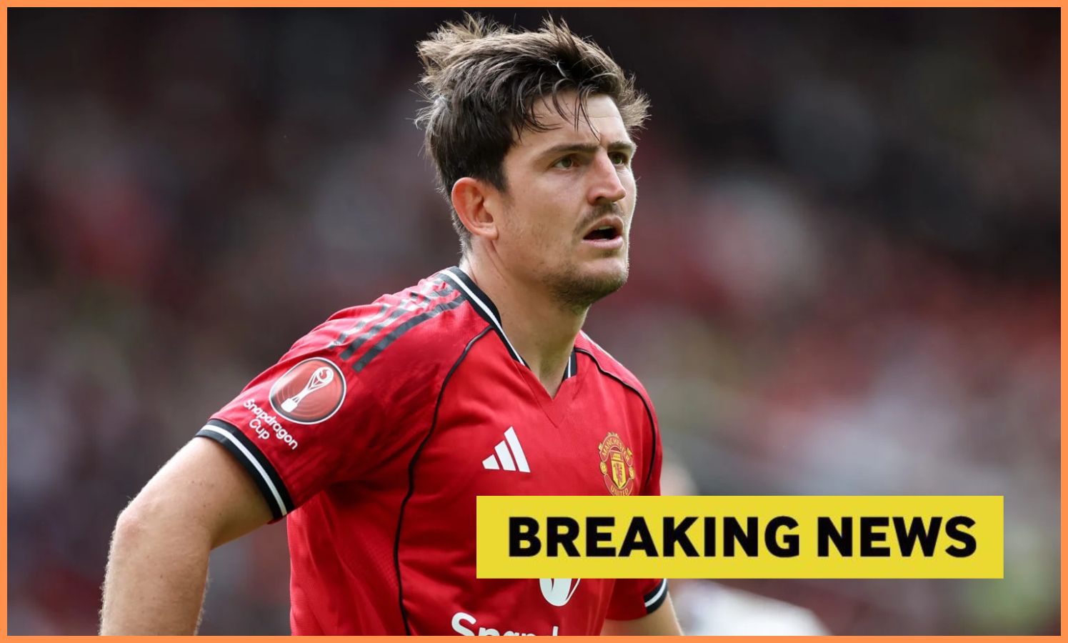 Harry Maguire in action