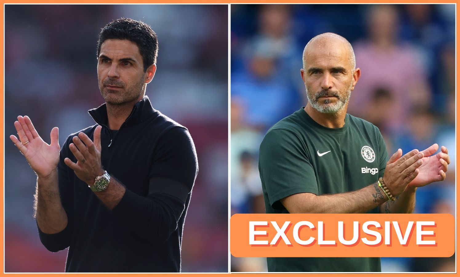 Arsenal and Chelsea manager
