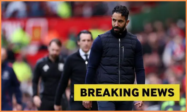 Man United manager Ruben Amorim