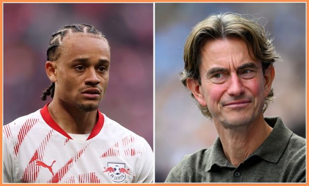 Xavi Simons and Thomas Frank