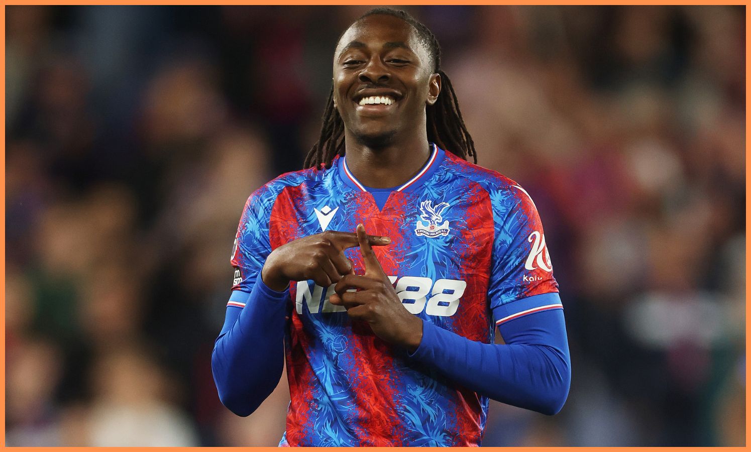 Eberechi Eze in action for Crystal Palace