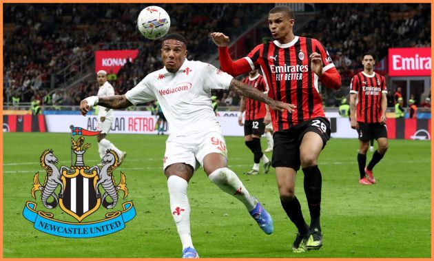 Malick Thiaw in action for AC Milan