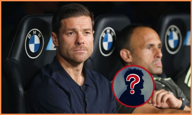 Xabi Alonso in the Real Madrid dugout