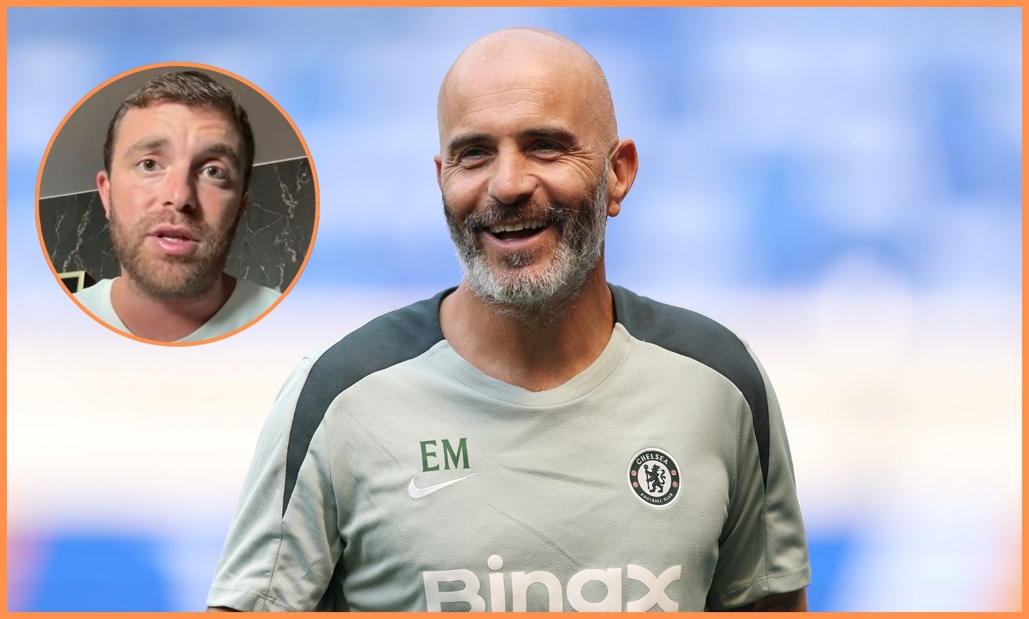 Enzo Maresca and Fabrizio Romano