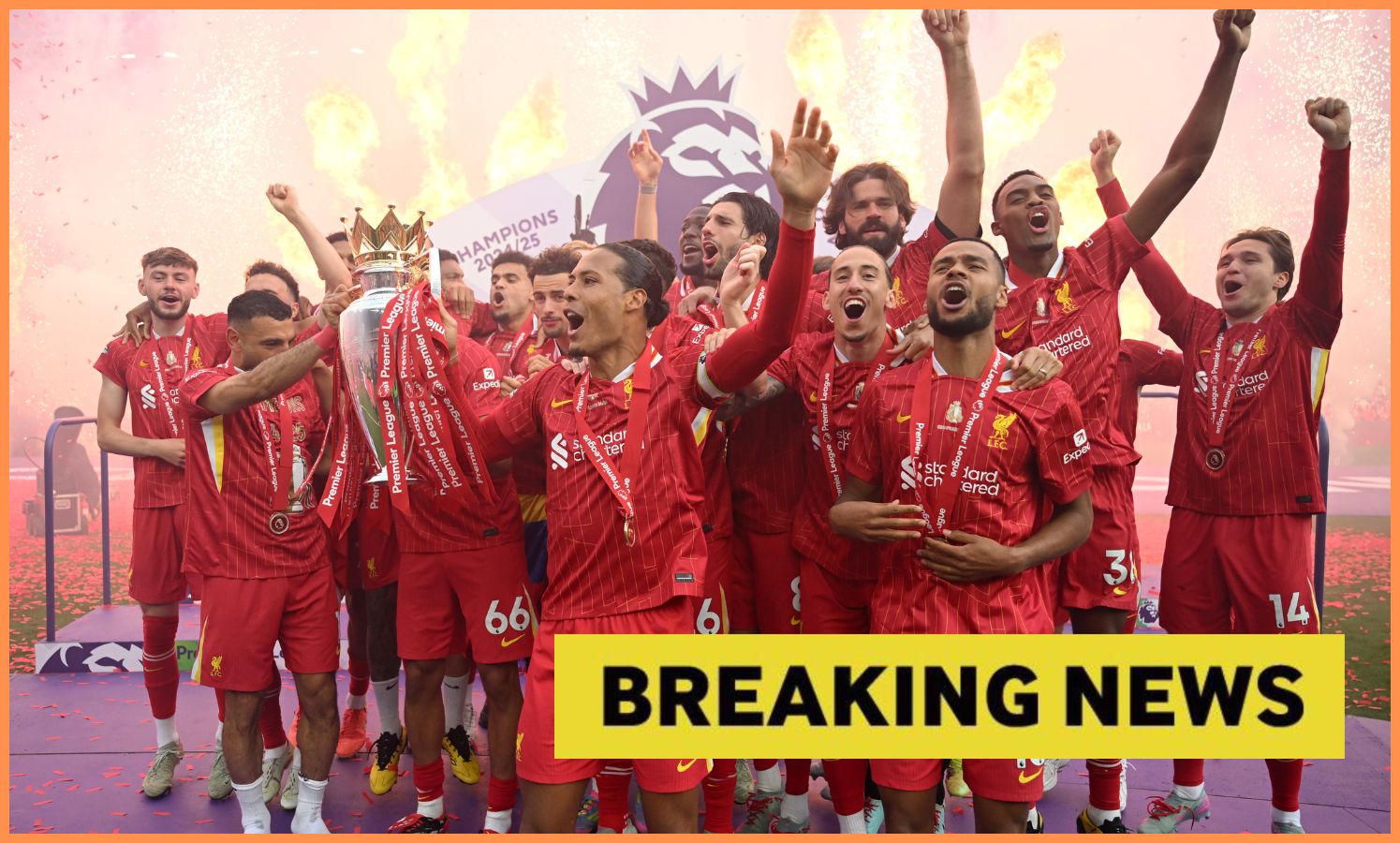 Liverpool players breaking news