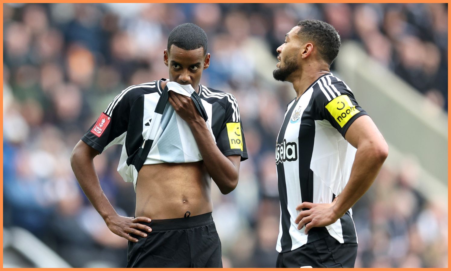 Alexander Isak and Joelinton