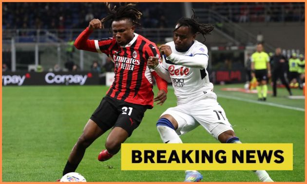 Ademola Lookman in action for Atalanta against AC Milan
