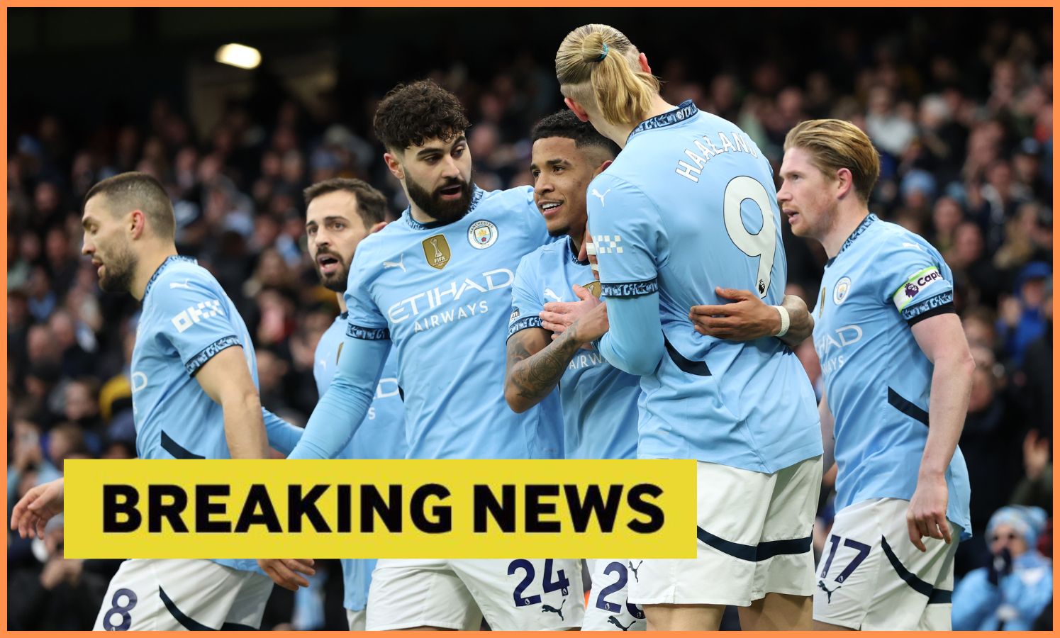 Man City players breaking news