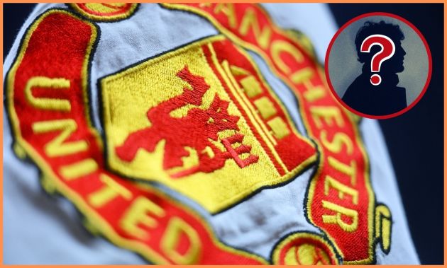 Manchester United FC logo close-up