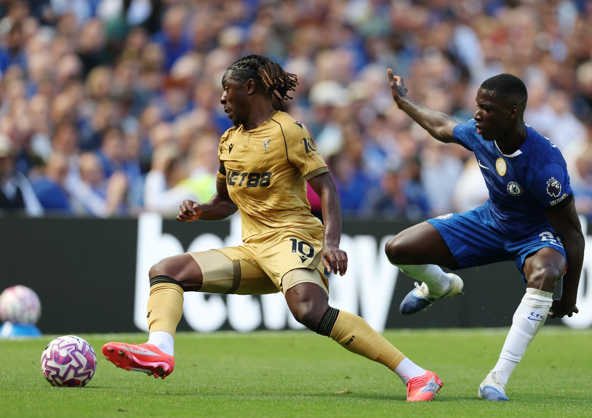 Eberechi Eze in action against Chelsea last weekend