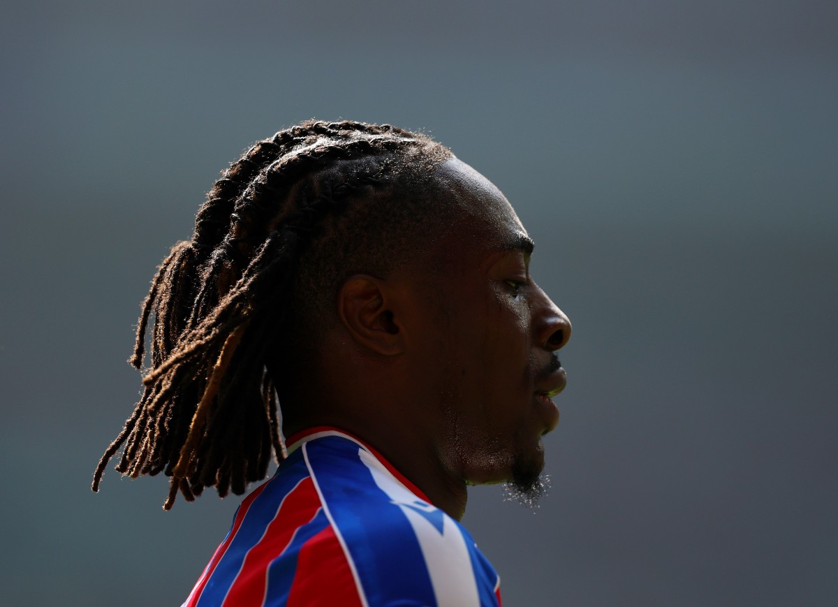 Eberechi Eze in action for Crystal Palace in the Community Shield