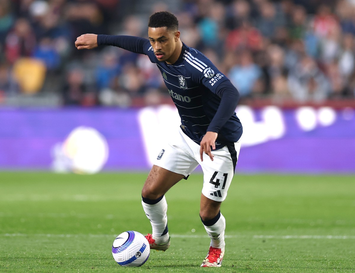 Jacob Ramsey in action for Aston Villa