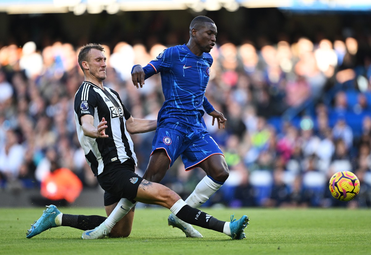 Nicolas Jackson in action for Chelsea against Newcastle last season