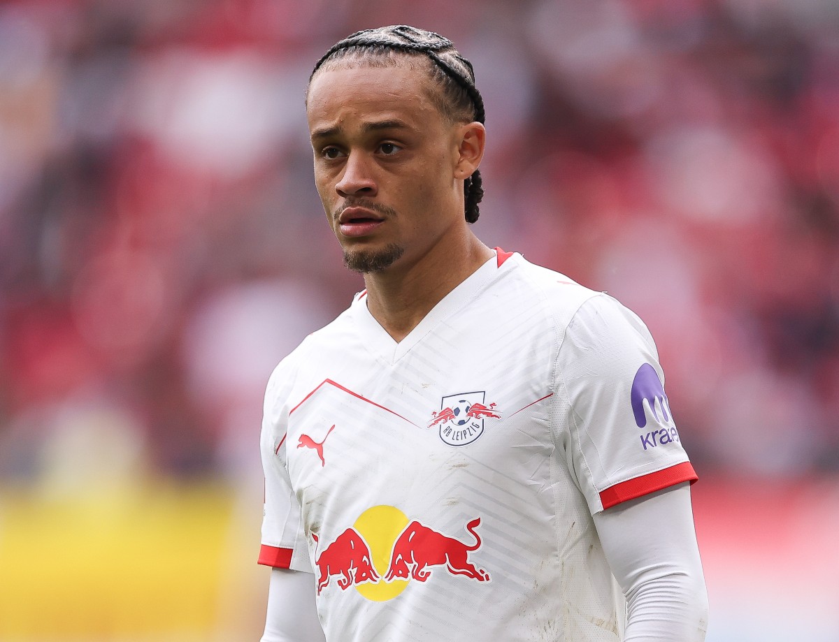 Xavi Simons in action for RB Leipzig
