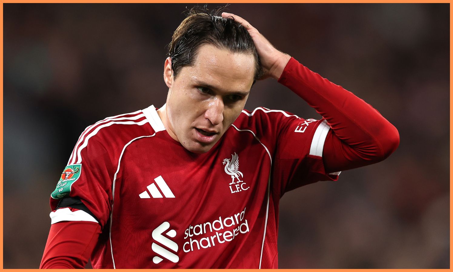 Federico Chiesa in action for Liverpool