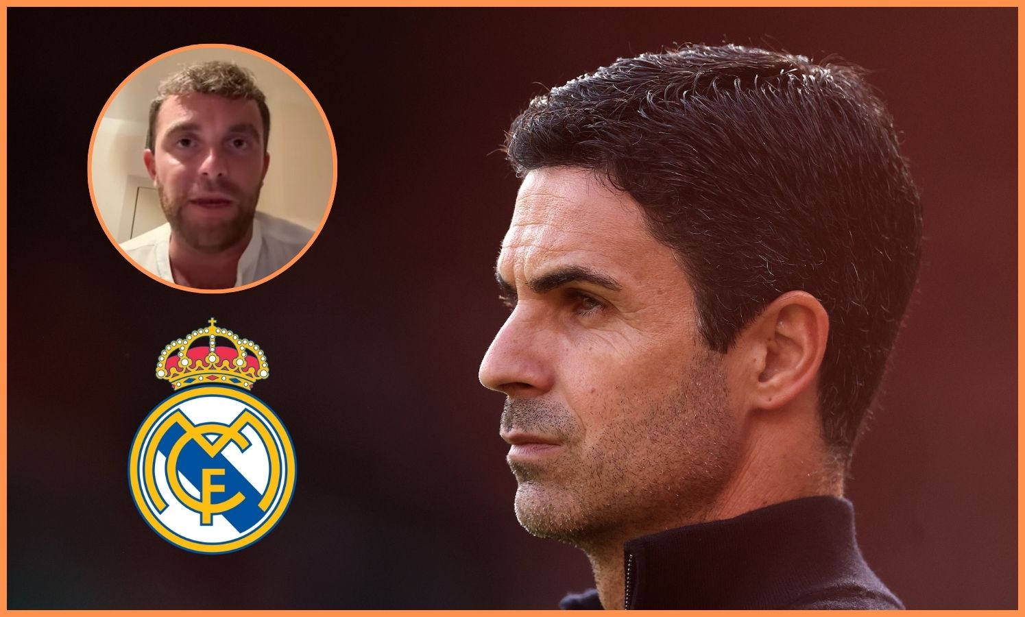 Mikel Arteta and Fabrizio Romano