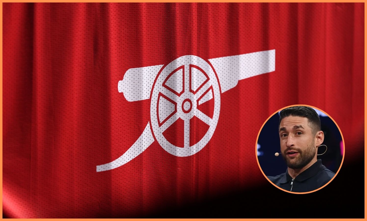 Arsenal FC logo and David Ornstein