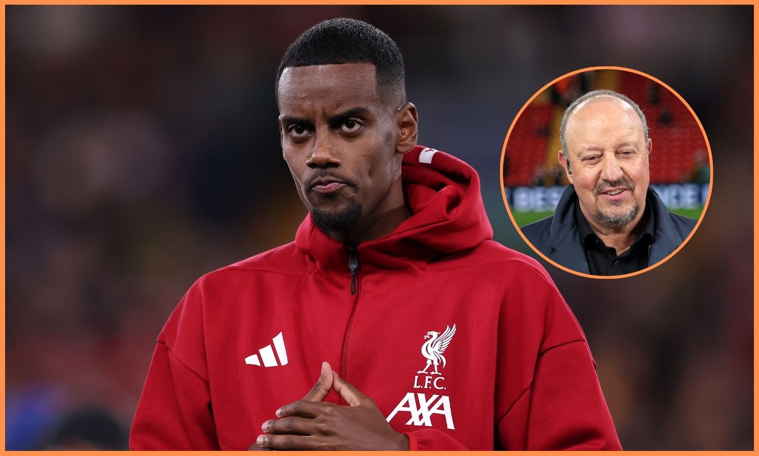 Alexander Isak and Rafael Benitez