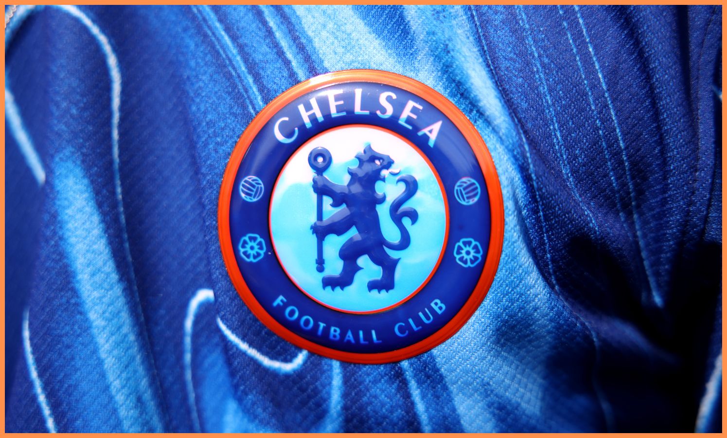 Close up image of the Chelsea FC club crest