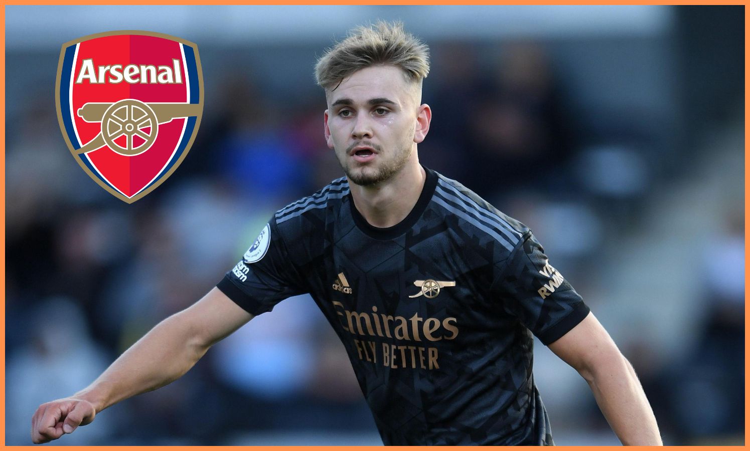 Billy Vigar during his time at Arsenal
