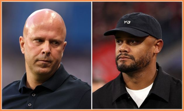 Arne Slot and Vincent Kompany