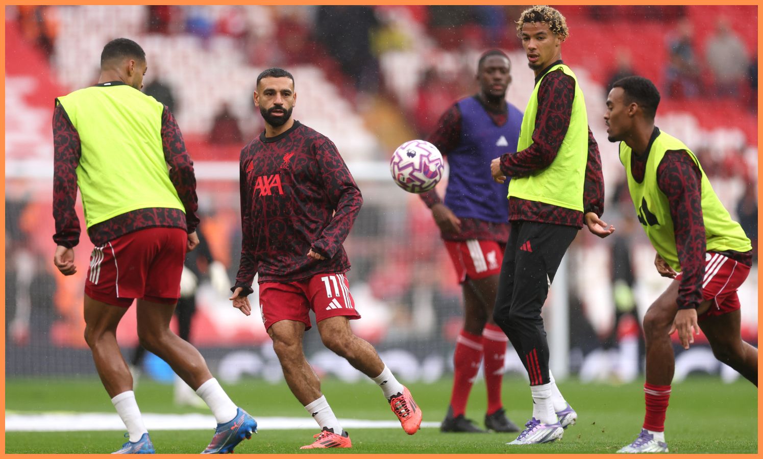 Liverpool players training