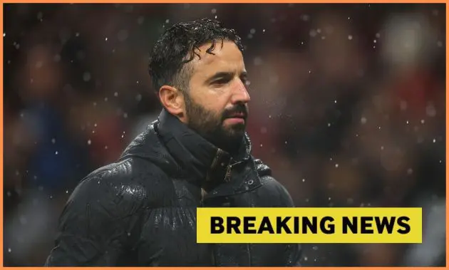 Man United manager Ruben Amorim