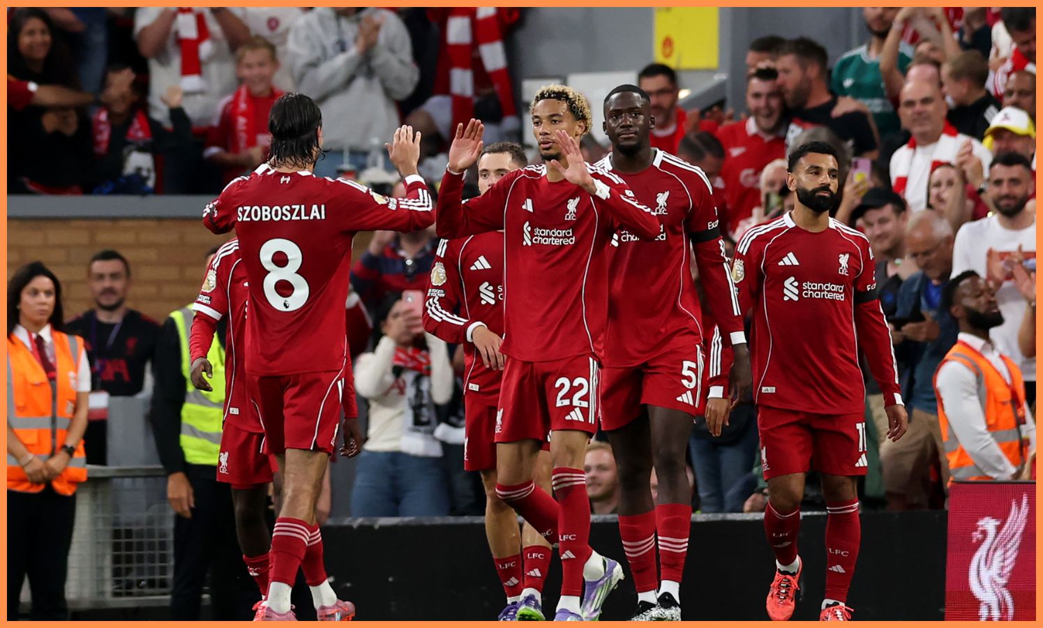 Liverpool players