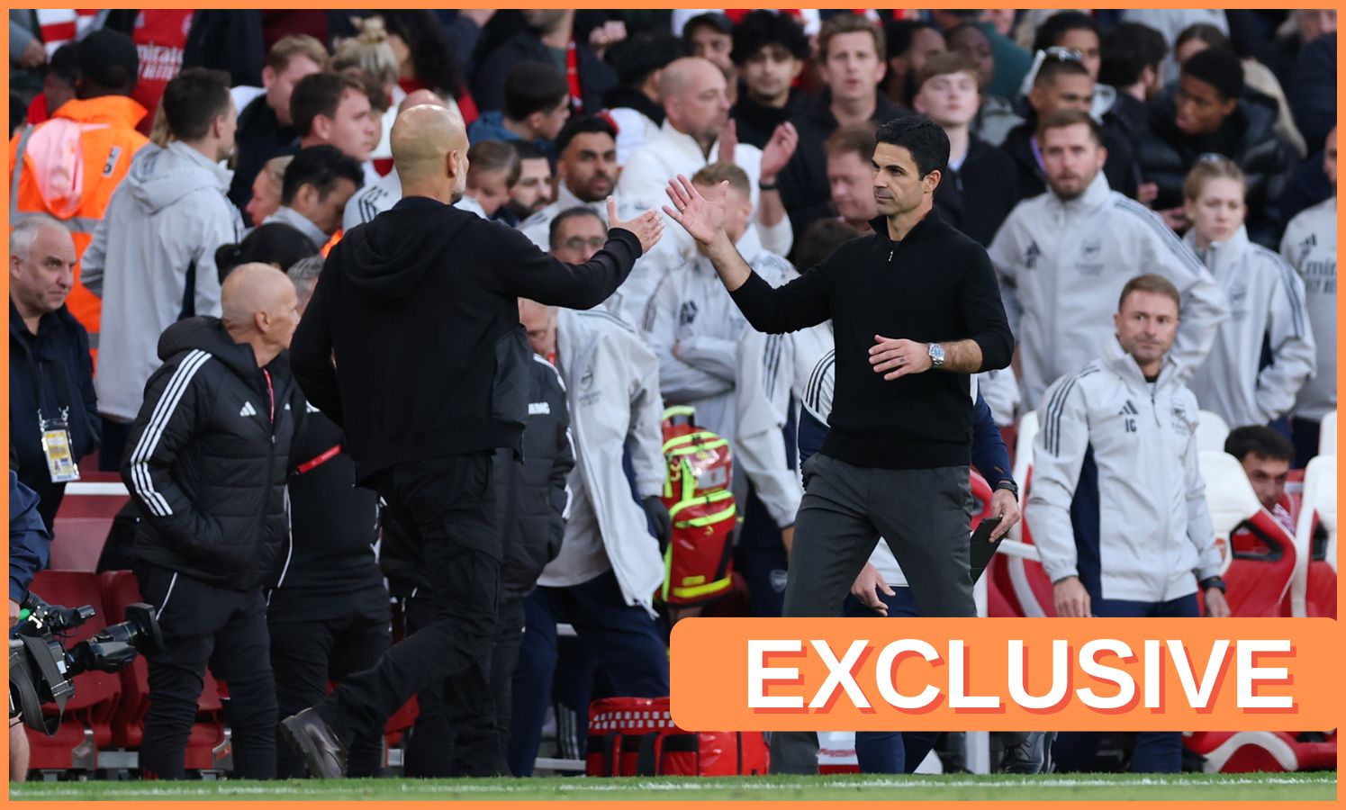 Man City Arsenal exclusive