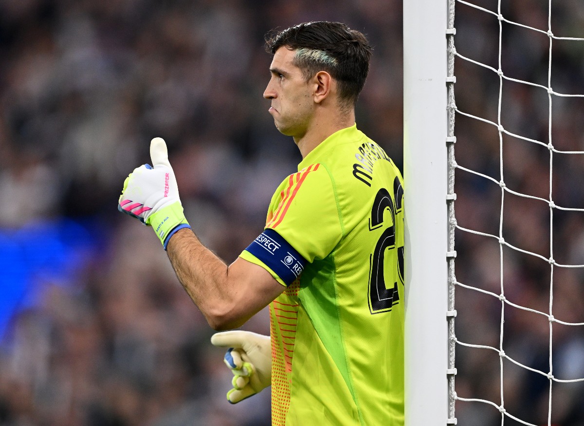 Emiliano Martinez of Aston Villa