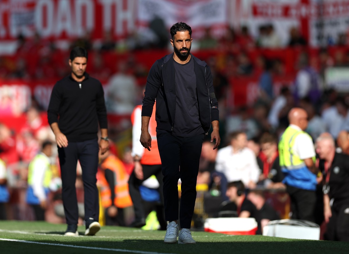 Ruben Amorim after Man United's defeat at home to Arsenal