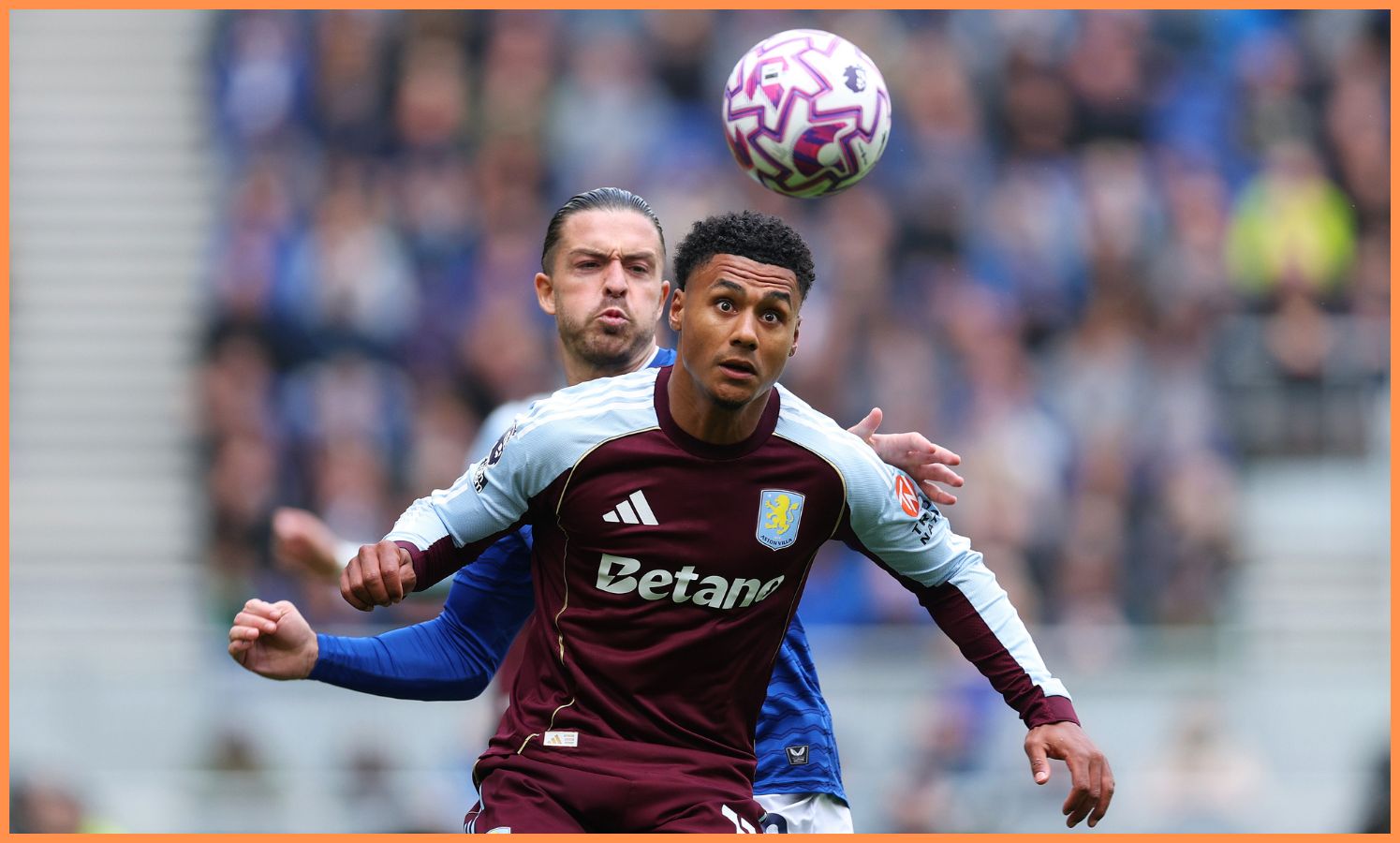 Ollie Watkins in action for Aston Villa