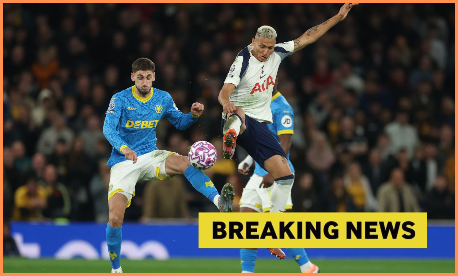 Richarlison in action for Tottenham