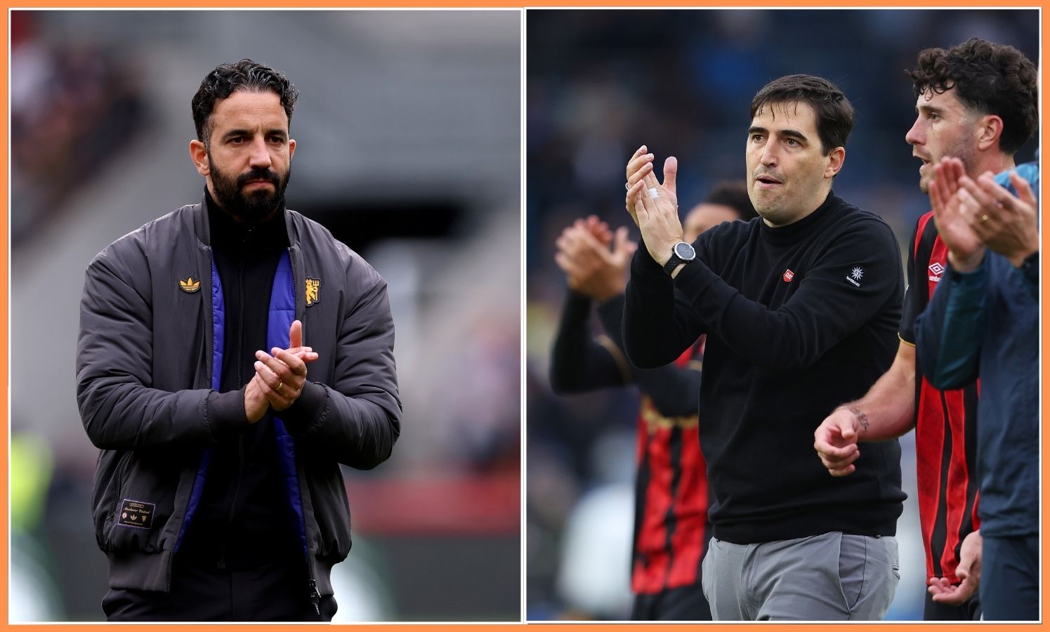 Ruben Amorim and Andoni Iraola