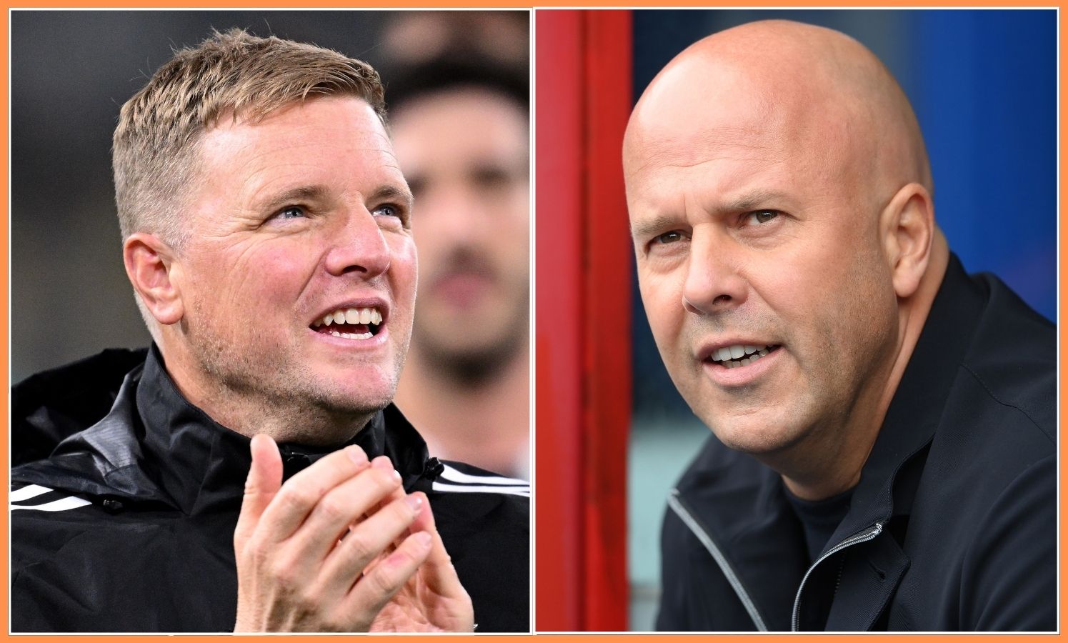 Eddie Howe and Arne Slot