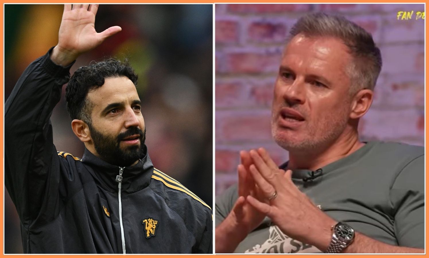 Ruben Amorim and Jamie Carragher