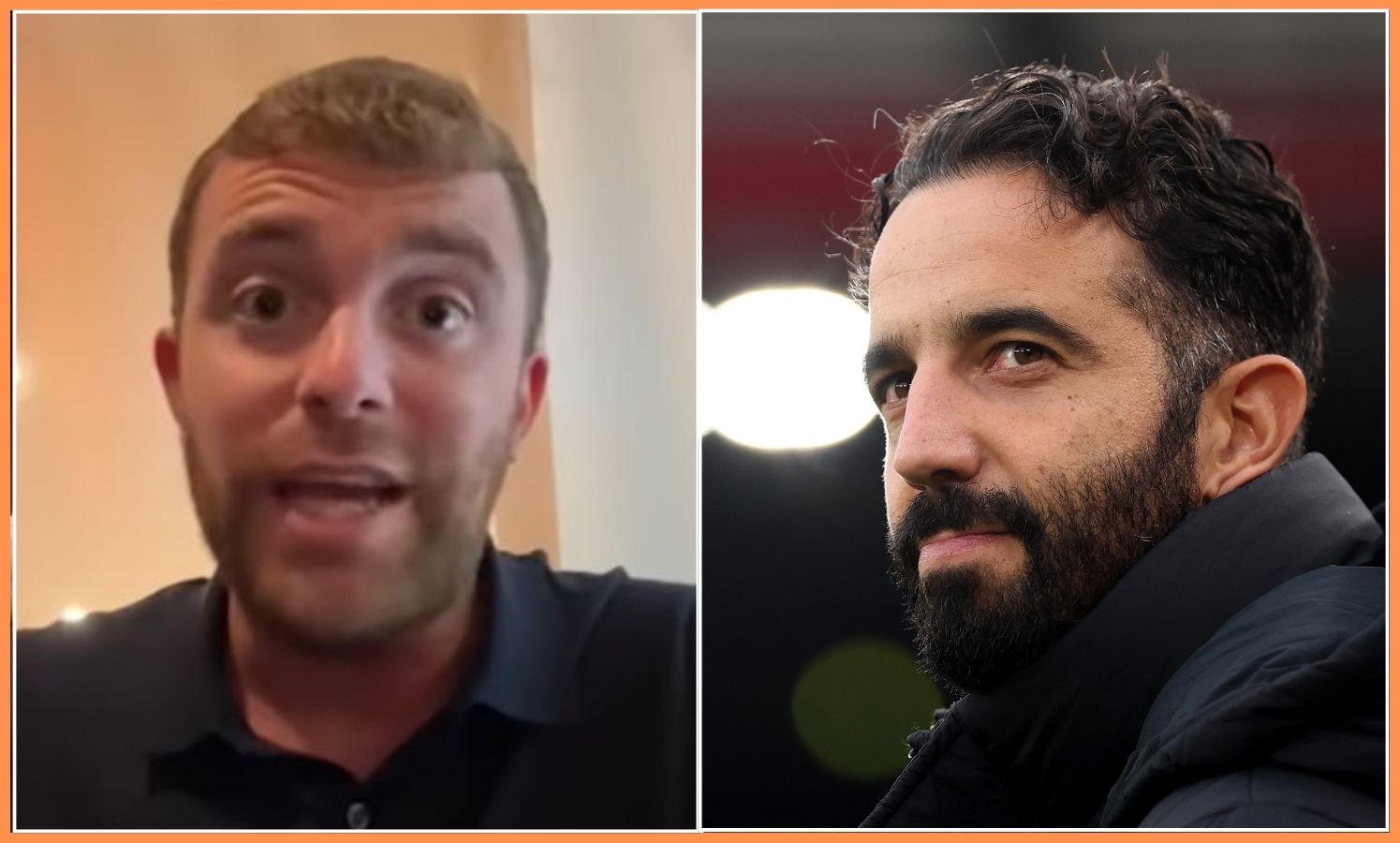 Fabrizio Romano and Ruben Amorim
