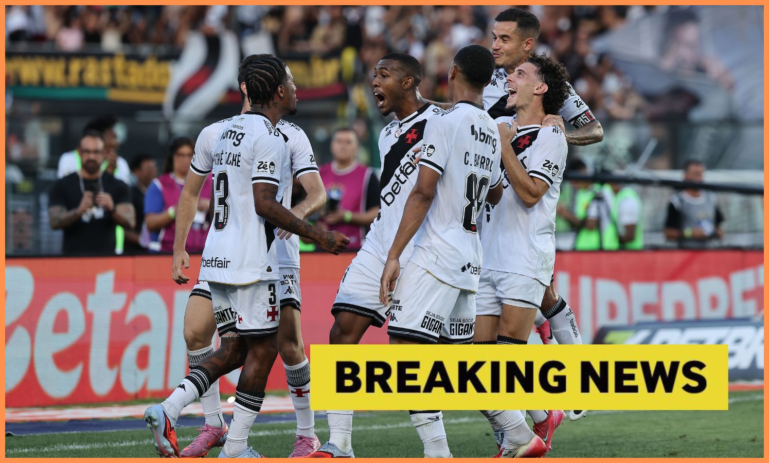 Rayan celebrates with his teammates