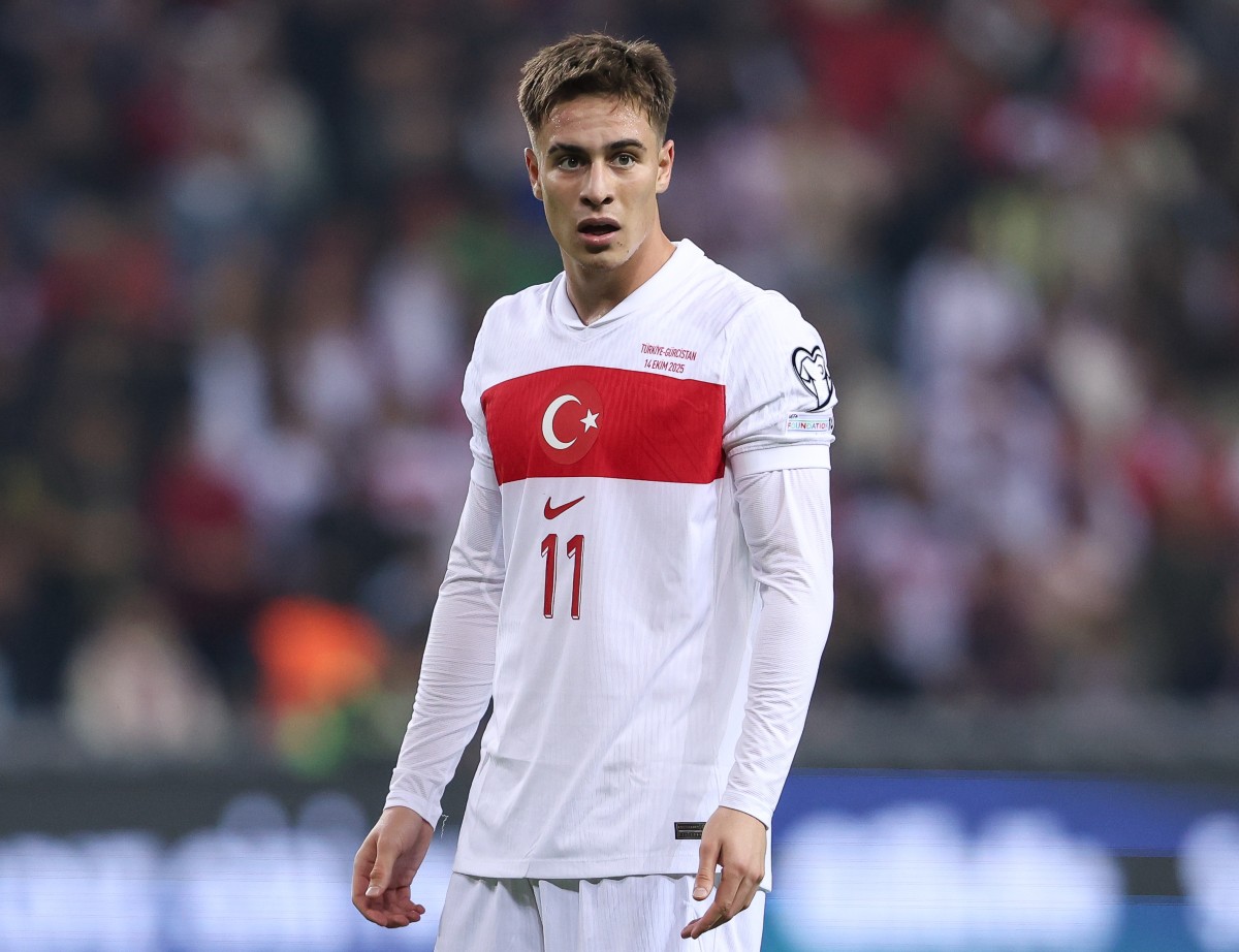 Kenan Yildiz in action for the Turkish national team