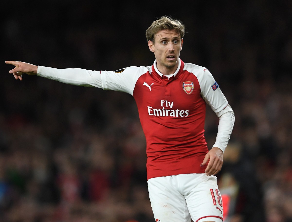 Nacho Monreal during his time at Arsenal