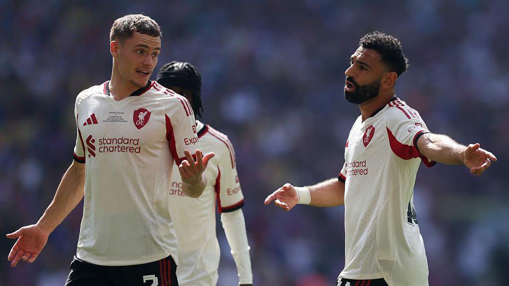 Florian Wirtz and Mohamed Salah