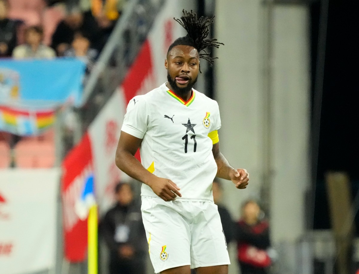 Antoine Semenyo in action for Ghana