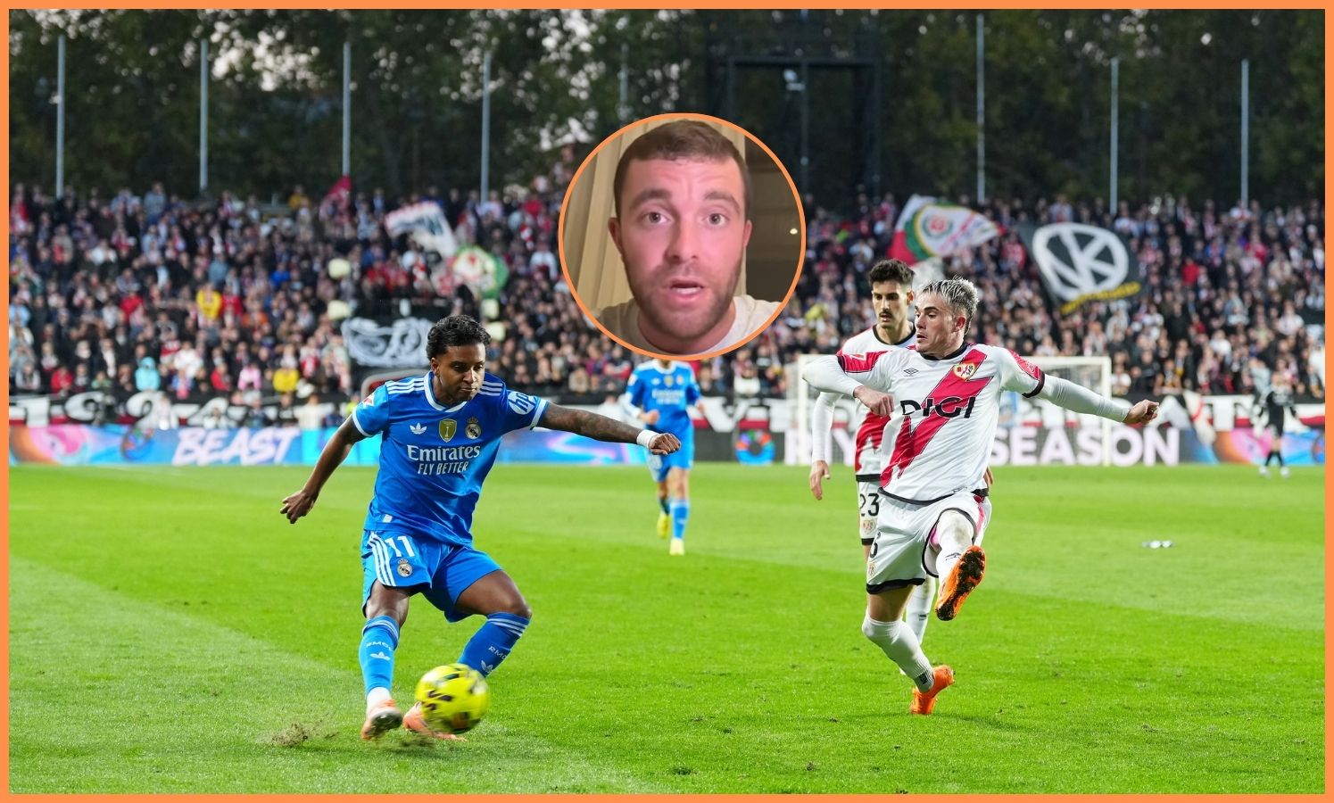 Rodrygo Goes and Fabrizio Romano