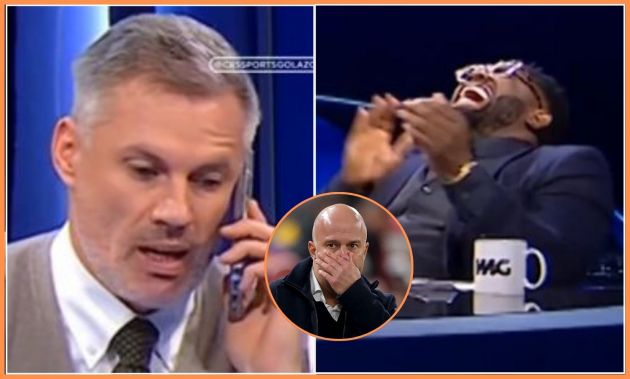 Jamie Carragher, Micah Richards, and Arne Slot