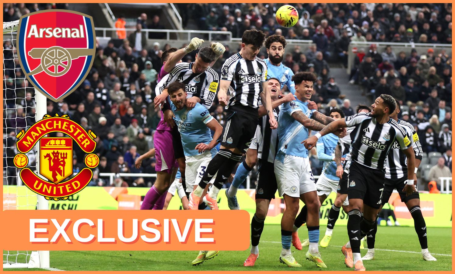 Tino Livramento in action for Newcastle against Manchester City