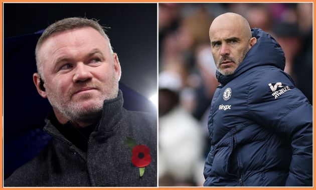 Wayne Rooney and Enzo Maresca