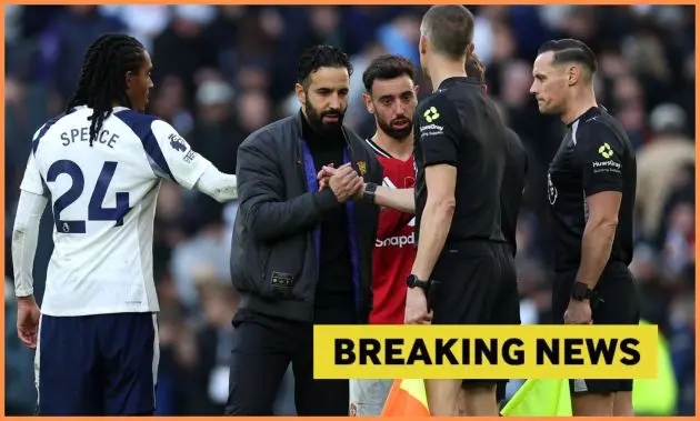 Man United Tottenham breaking news