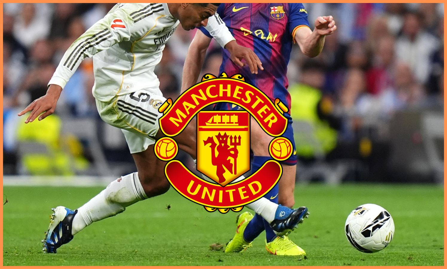 Frenkie de Jong and Jude Bellingham in action