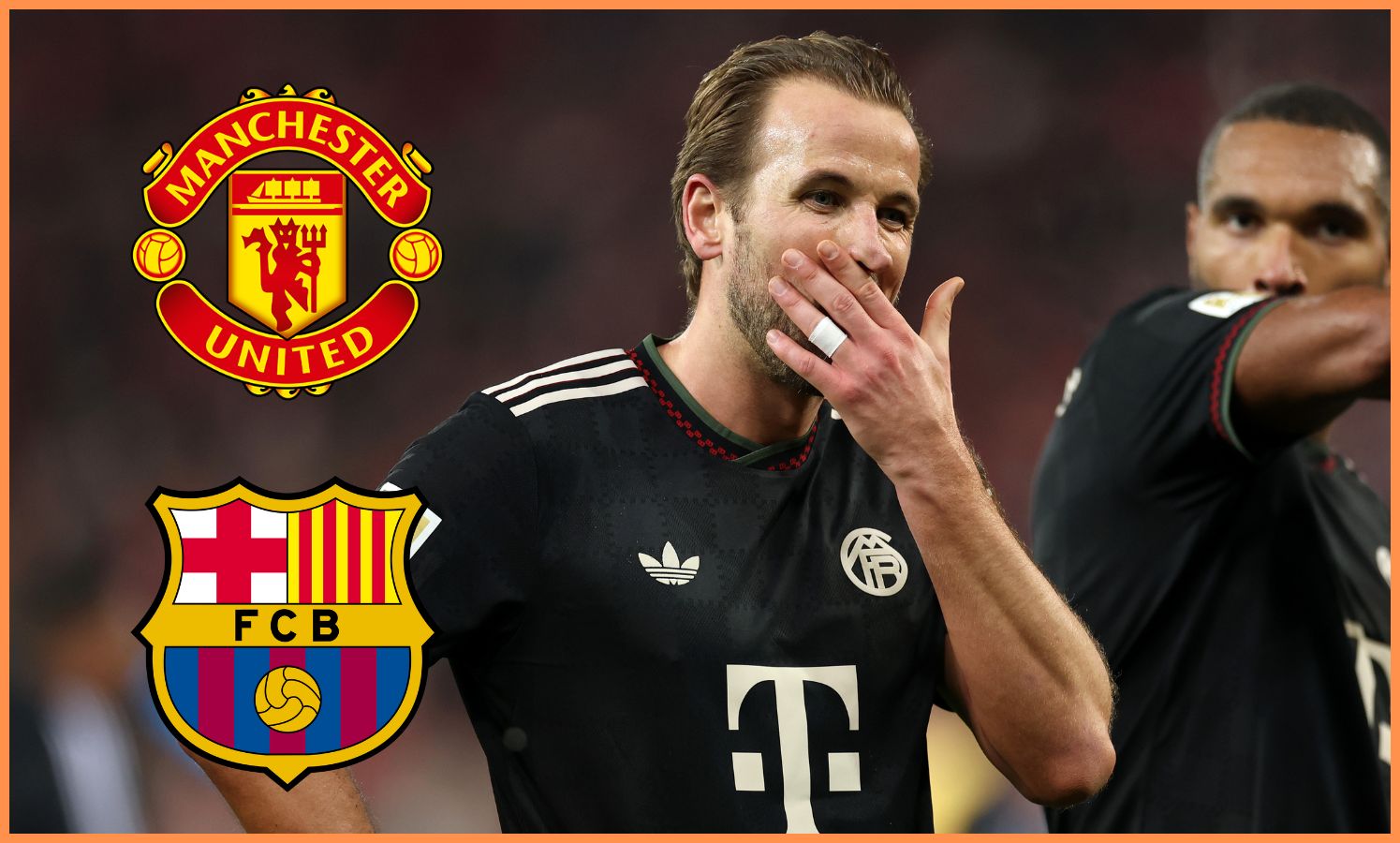 Harry Kane reacts after Bayern Munich's draw with Union Berlin